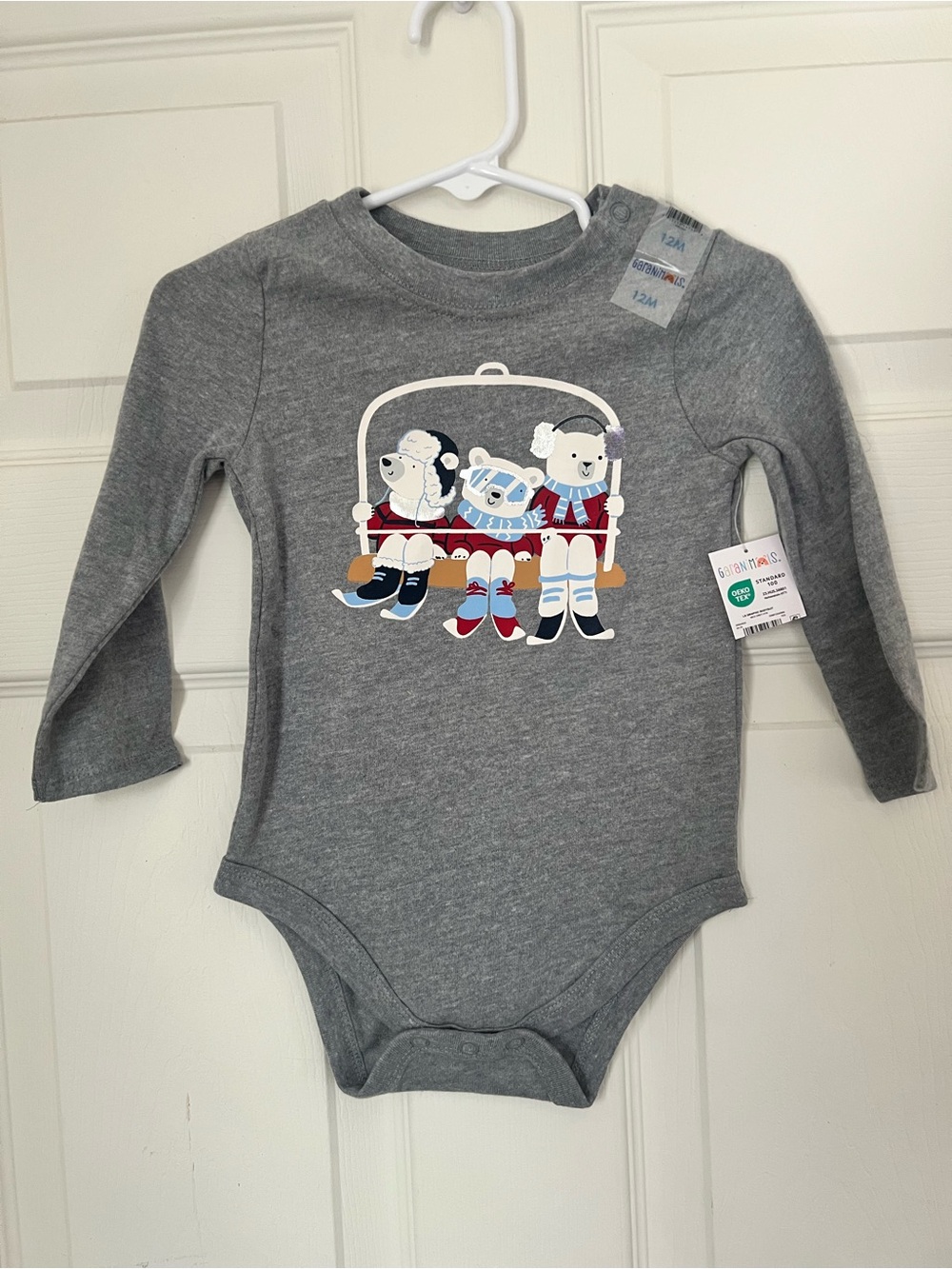 NWT Garanimals Long Sleeve Onesie (Winter)